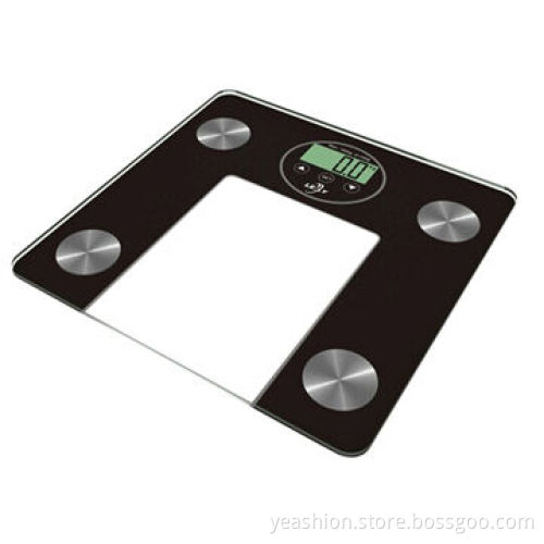 Digital Body Fat Weighing Scale, Backlight LCD Display/Calories/Body Fat/Muscle/One Rate & BMI